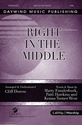 Right in the Middle SATB choral sheet music cover